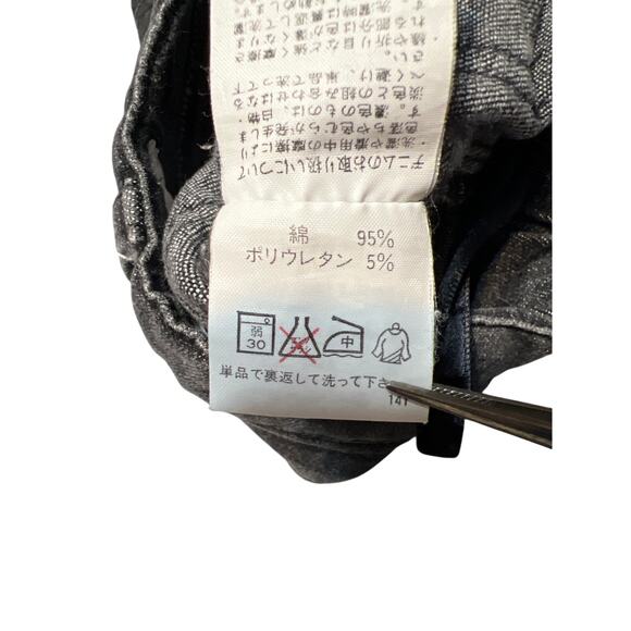 Rare Girls Preloved Celine Jeans Black Stone Washed Designer Jeans - Picture 9 of 11